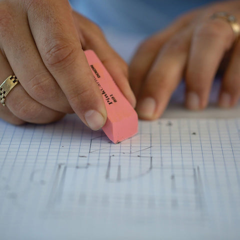 Dixon Pink Carnation Block Eraser, Pink, Bulk (DIX38920)