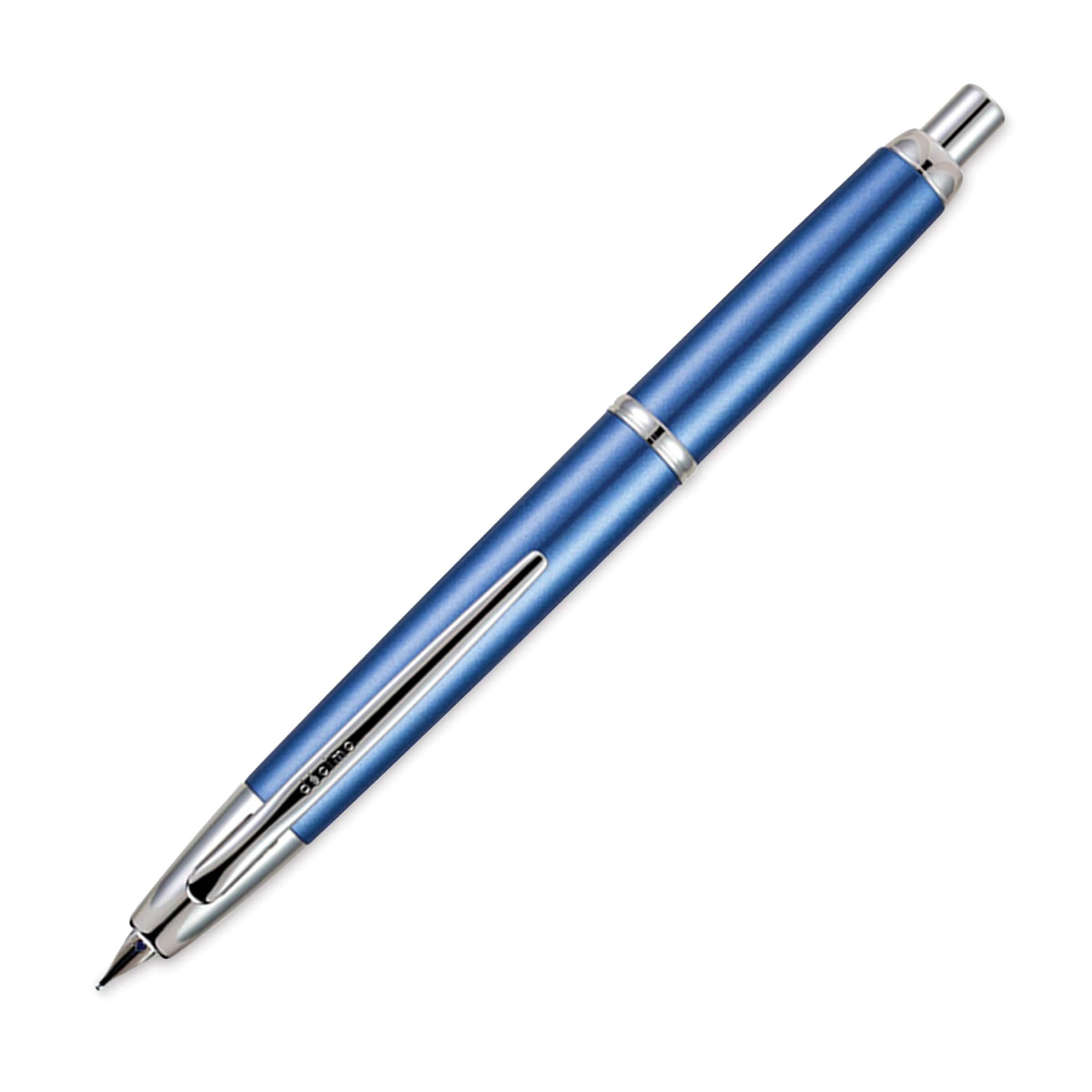 PILOT Vanishing Point Decimo Refillable & Retractable Fountain Pen, Light Blue Barrel with Rhodium Accents, Medium Nib (65345)