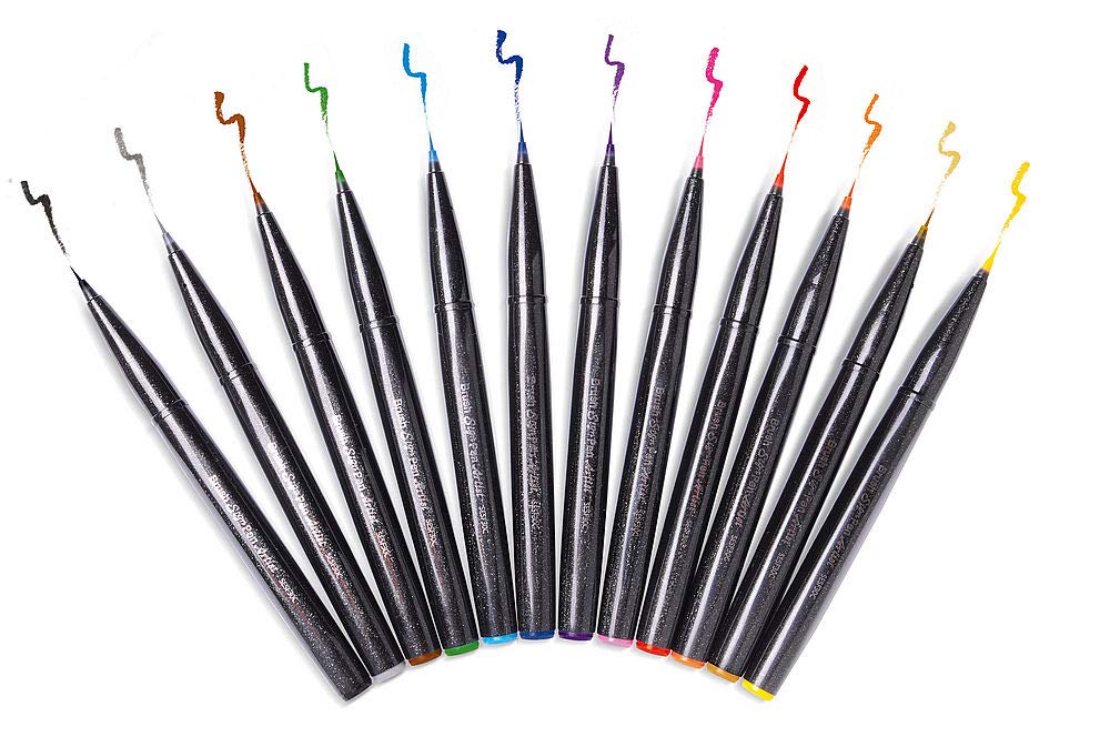 Pentel SESF30 °C AX Extra Fine Paint Brushes (Set of 1, Black