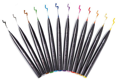 Pentel SESF30 °C BX Extra Fine Paint Brushes (Set of 1, Red