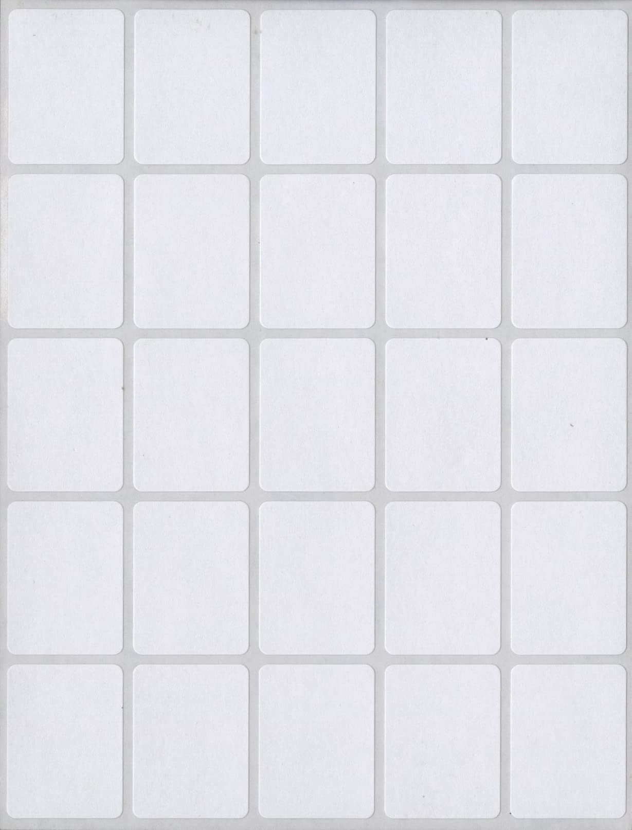 MACO White Rectangular Multi-Purpose Labels, 3/4 x 1 Inches, 1000 Per Box (MS-1216)