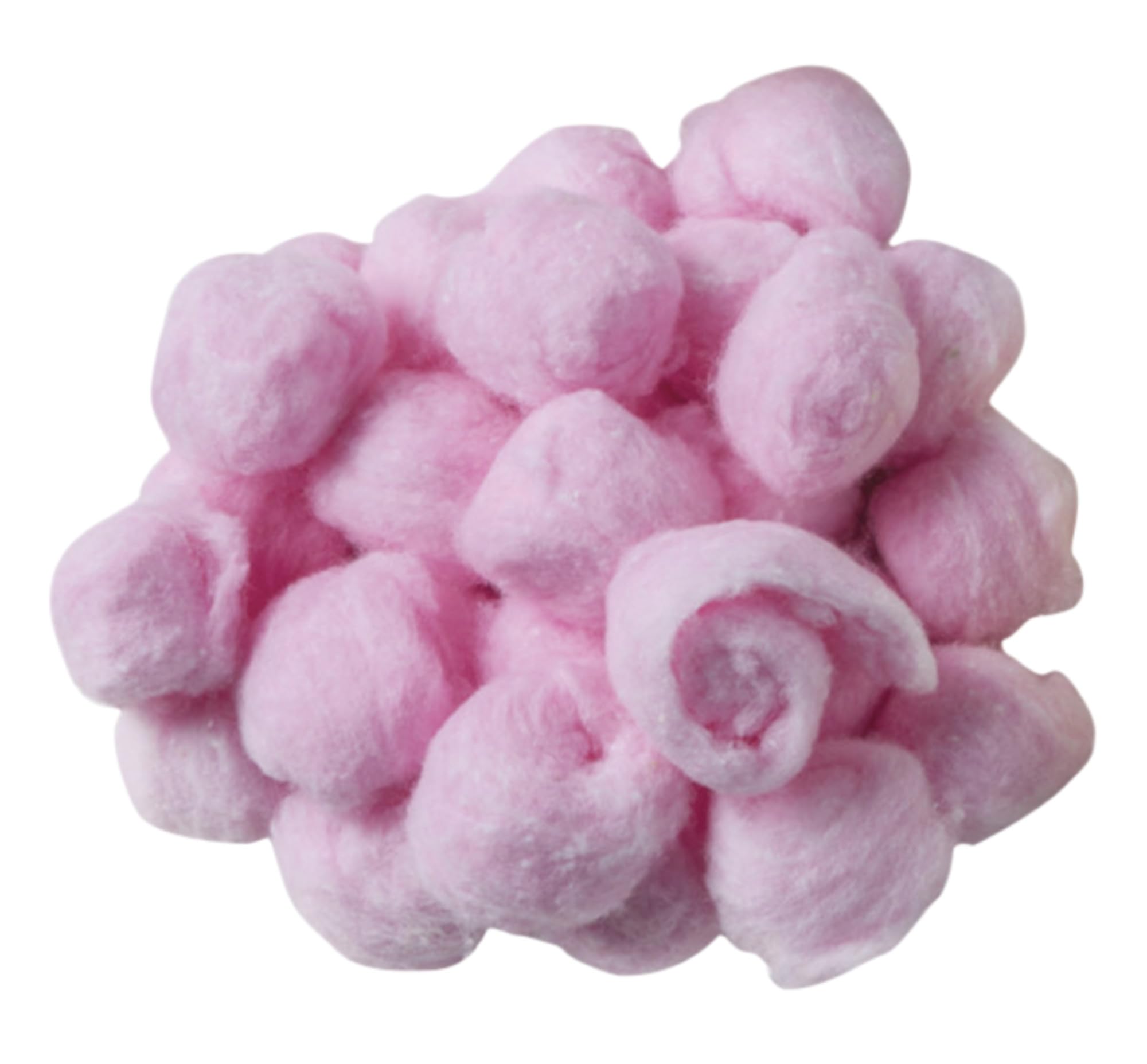 Creativity Street Cotton Decorated Craft Fluff Ball, Pink, Pack of 100,4 oz