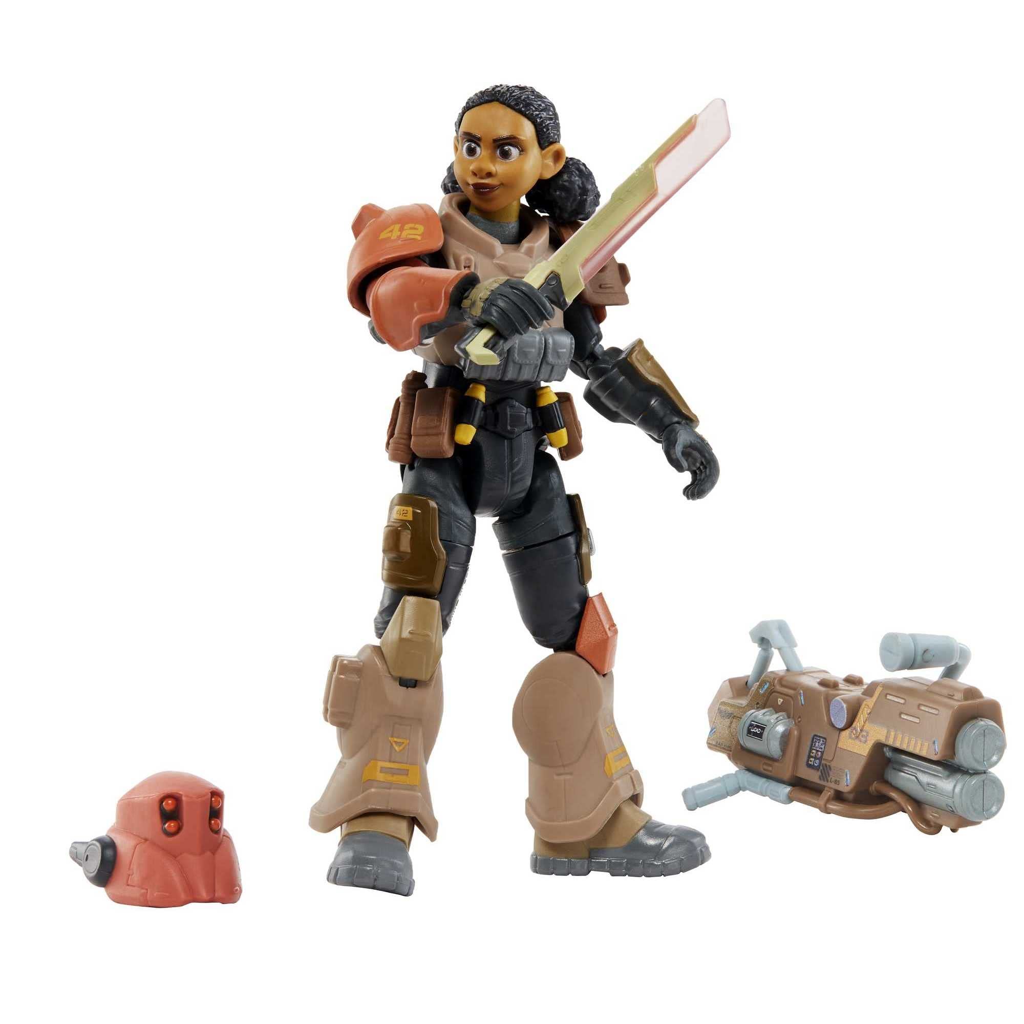 Mattel Disney and Pixar Lightyear Collector Action Figure, 7-in Scale Jr Zap Patrol Izzy Hawthorne, Articulated with Accessories