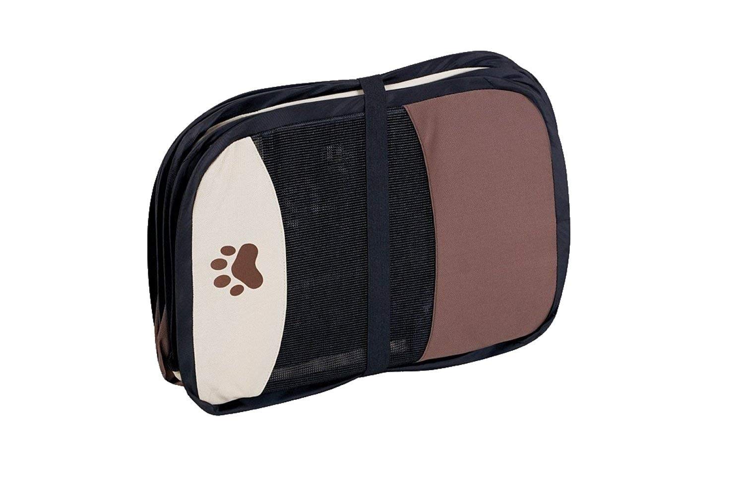 Etna Portable Foldable Pet Playpen For Dogs, Paw Print - Indoor and Outdoor Use, Medium/Large Sized Pets - Pop-Up, Traveling, Kennel Design, Ideal for Keeping Pets Safe and Secure - 36 x 23 Inches
