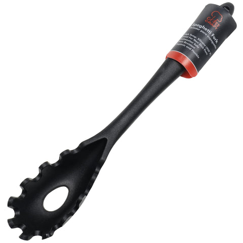 Chef Craft Premium Silicone Spaghetti/Pasta Fork, 11.5 inch, Black