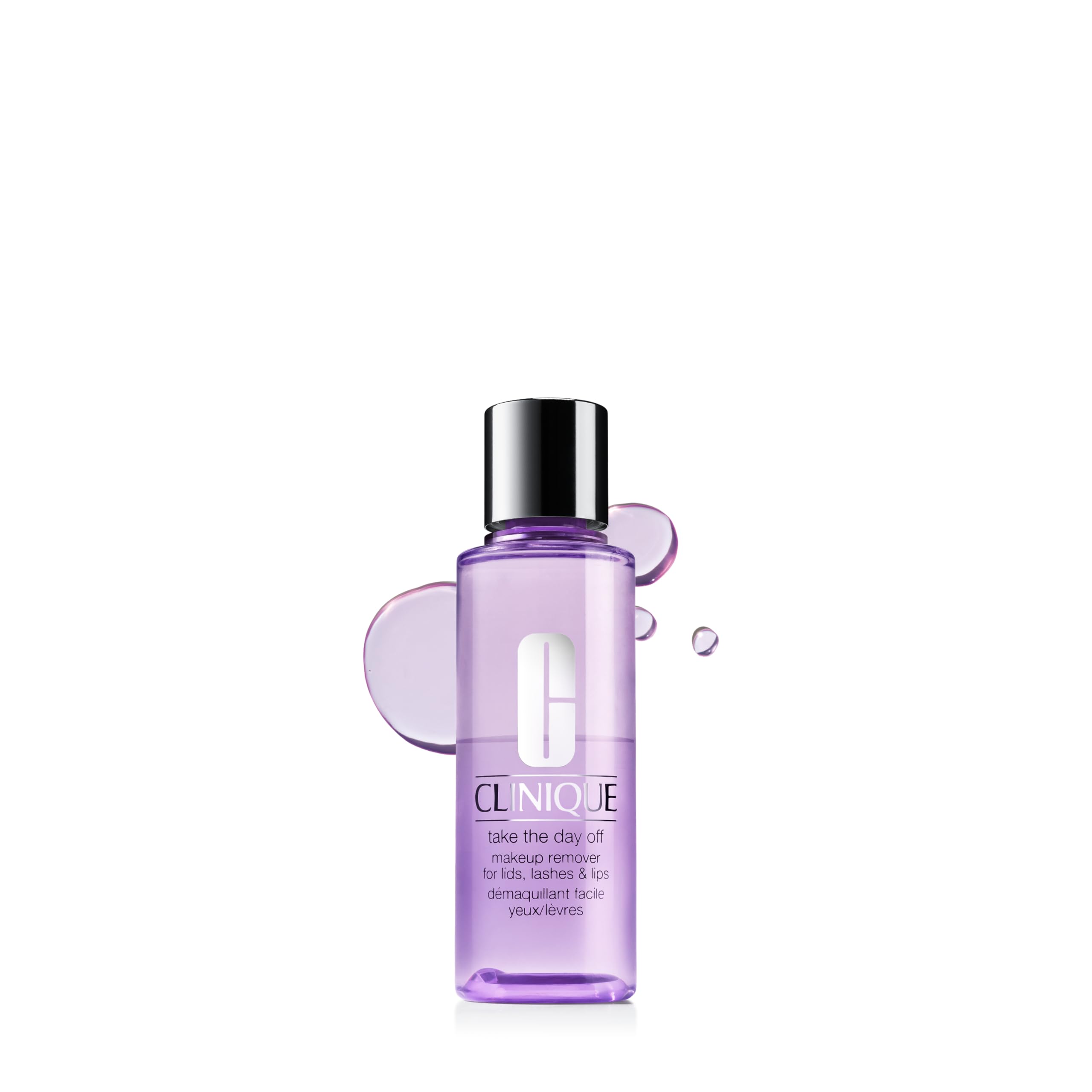 Clinique Take The Day Off Liquid Makeup Remover For Lids, Lashes, + Lips | Eye Makeup Remover | Oil Free + Non-Irritating | For All Skin Types, 4.2 Fl Oz