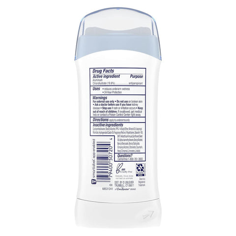 Dove Anti-Perspirant Deodorant Invisible Solid Powder 2.60 oz (Pack of 3)