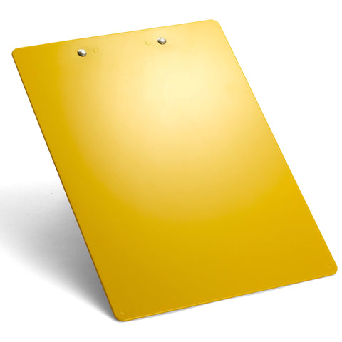 Officemate Recycled Plastic Clipboard, Letter Size, Yellow (83062)