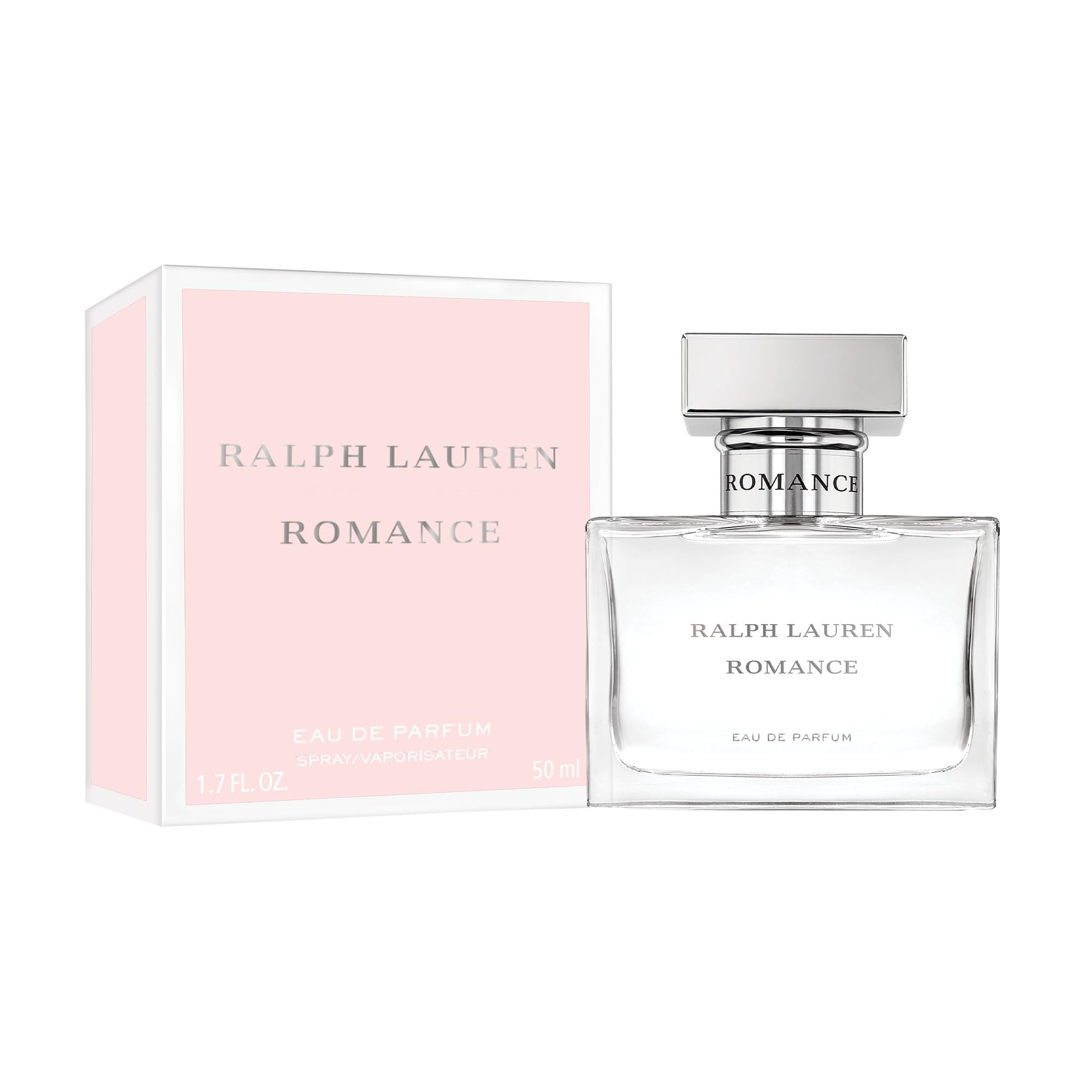 Ralph Lauren FRAGRANCES Romance - Eau de Parfum - Women's Perfume - Floral & Woody - With Rose, Jasmine, and Berries - Medium Intensity - 1.7 Fl Oz