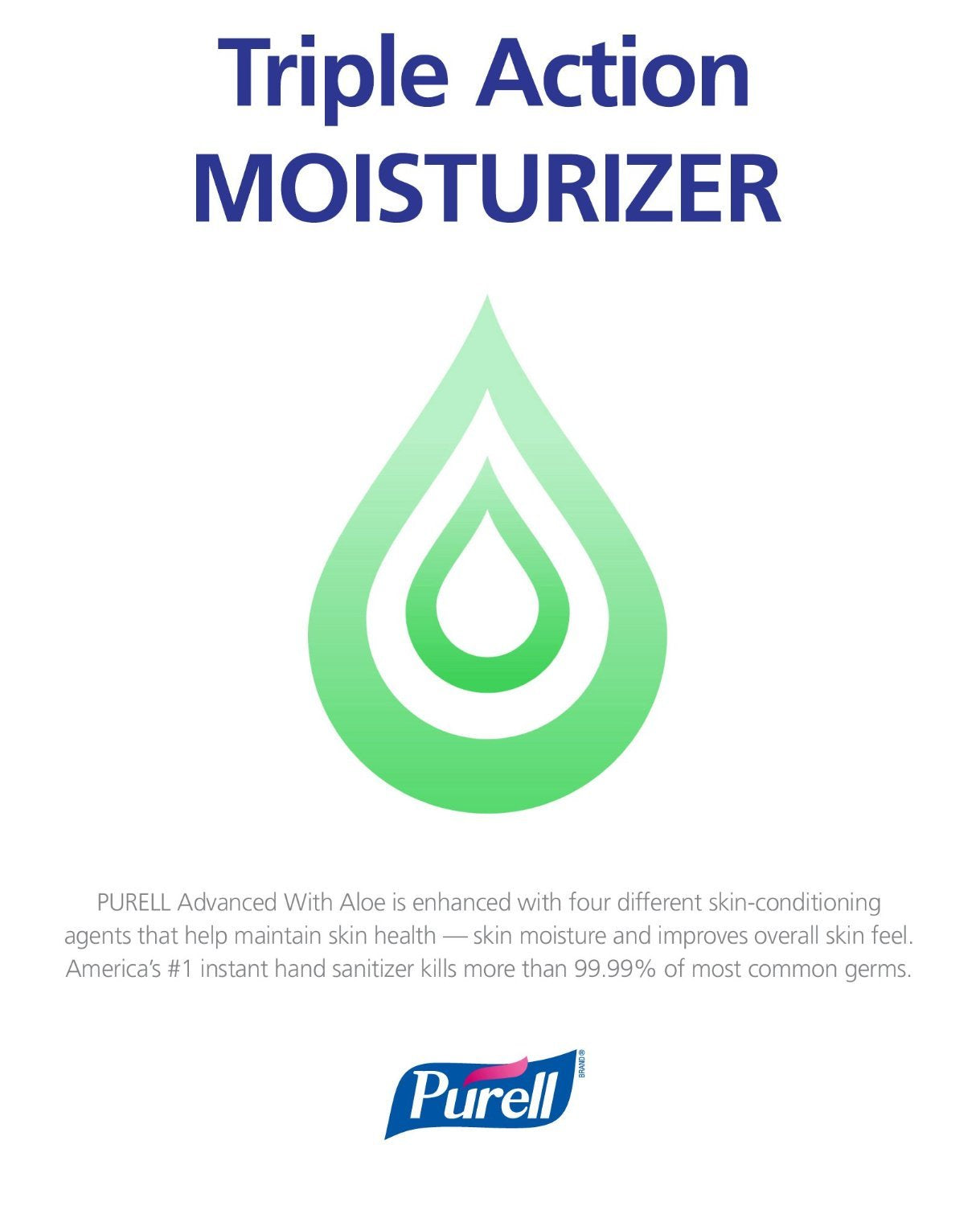 Purell Adv Aloe 8oz Pump (2 Pack)