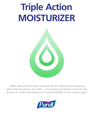 Purell Adv Aloe 8oz Pump (2 Pack)