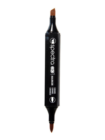 AD Marker Chartpak Spectra, Tri-Nib and Brush Dual-Tip, Caramel, 1 Each (S037AD)
