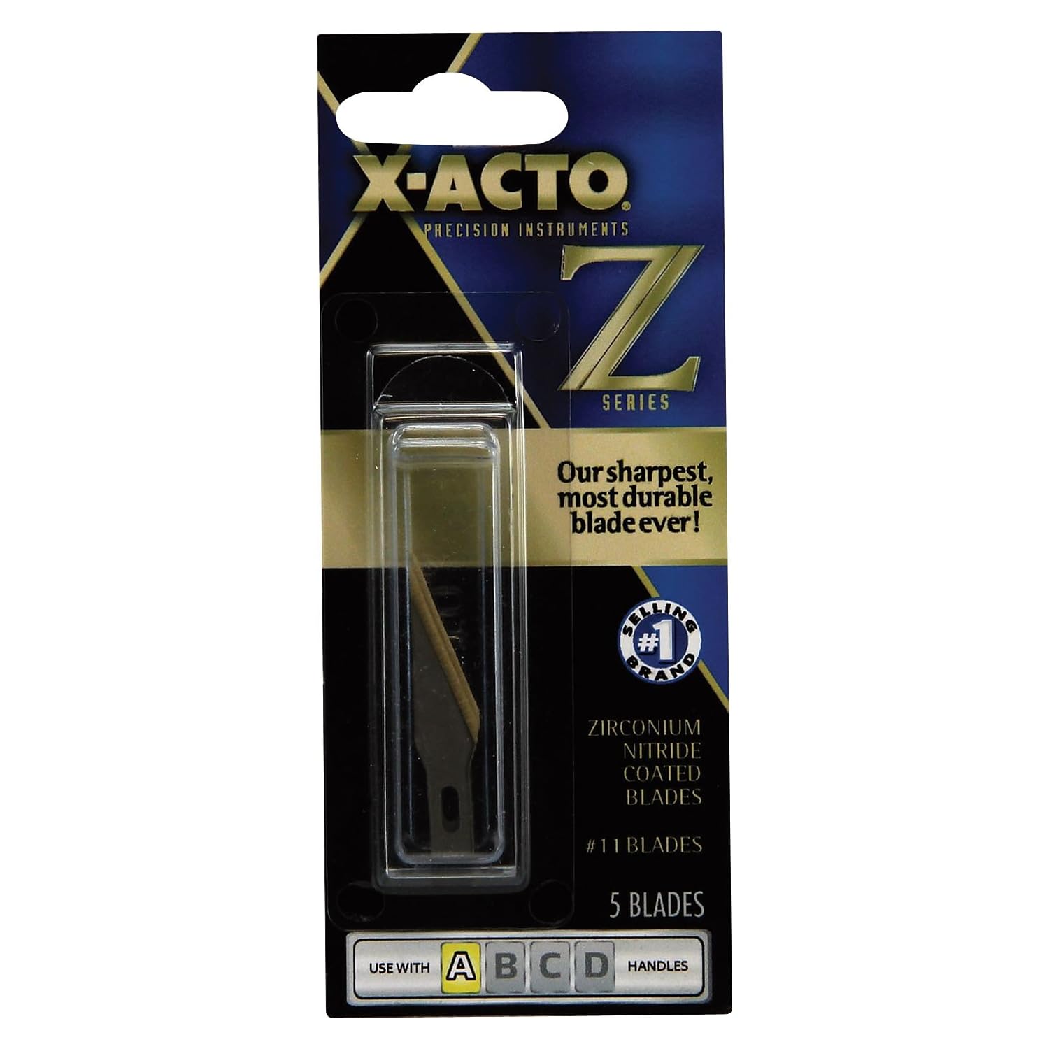 X-ACTO XZ211W Z Series #11 Replacement Blades, 5/Pack (EPIXZ211W)