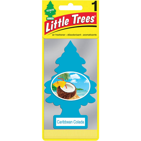 LITTLE TREES Car Air Freshener | Hanging Paper Tree for Home or Car | Caribbean Colada