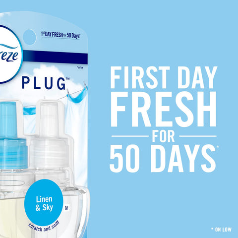 Febreze Plug In Air Freshener Scented Oil Refill, Gain Original Scent