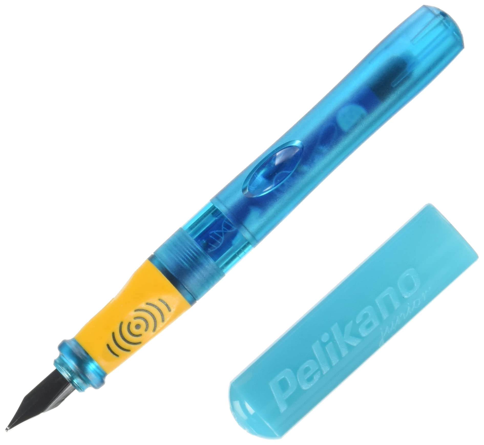Pelikan Pelikano Jr. Fountain Pen, Left-Handed, Medium Nib, Turquoise, 1 Pen (924894)