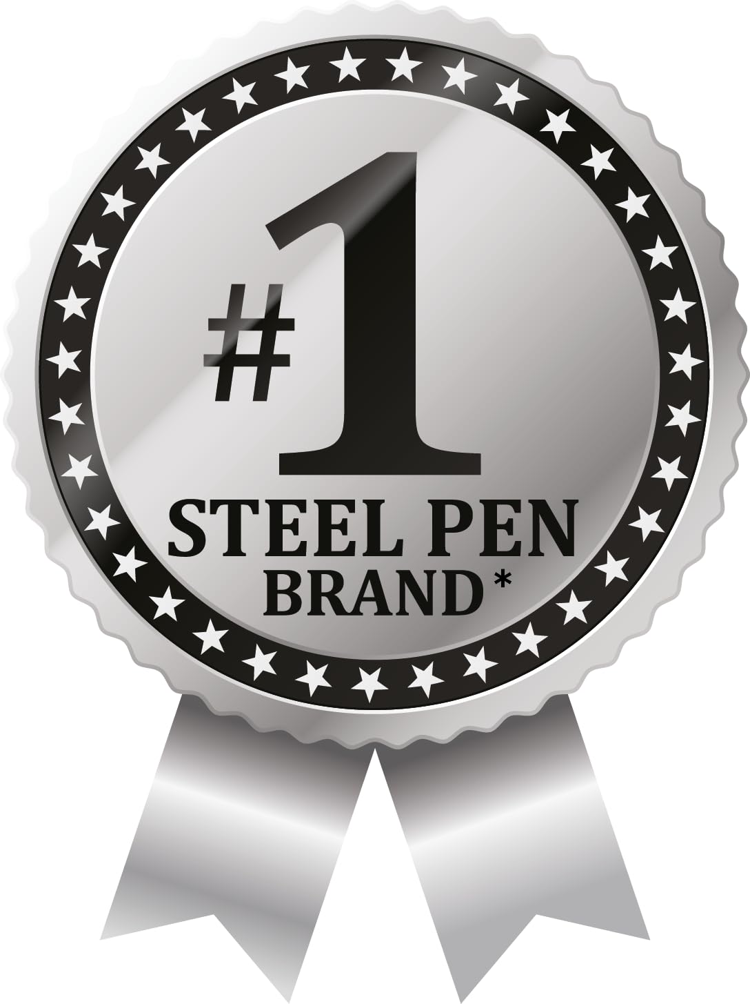 Zebra Pen F-301 Ballpoint Bold Point 1.6mm Stainless Steel Retractable Ballpoint 1-Pack – Easy-Glide Ink, Non-Slip Grip, Metal Clip, Refillable with F-Refill, Professional Design (27311)