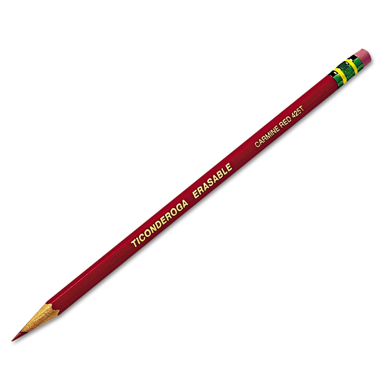 Ticonderoga Erasable Red Checking Pencils 12-Count