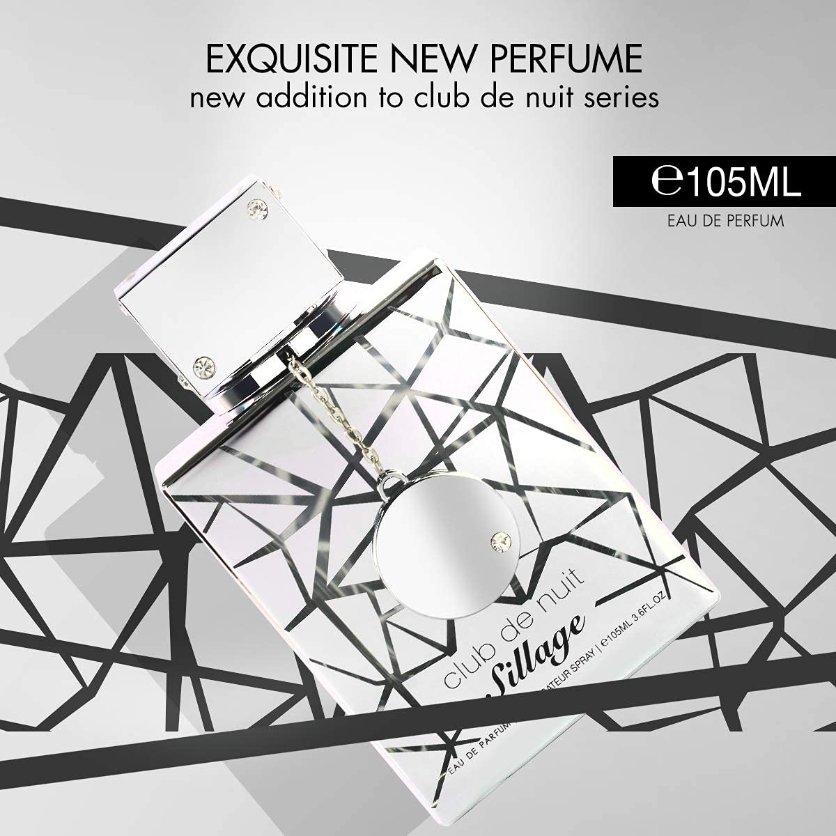 Armaf Club De Nuit Sillage For Unisex Eau de Parfum Spray, 3.6 Ounce