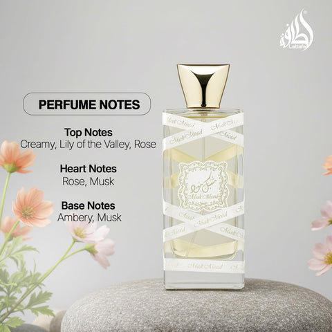 Lattafa Musk Mood for Unisex Eau de Parfum Spray, 3.4 Ounce