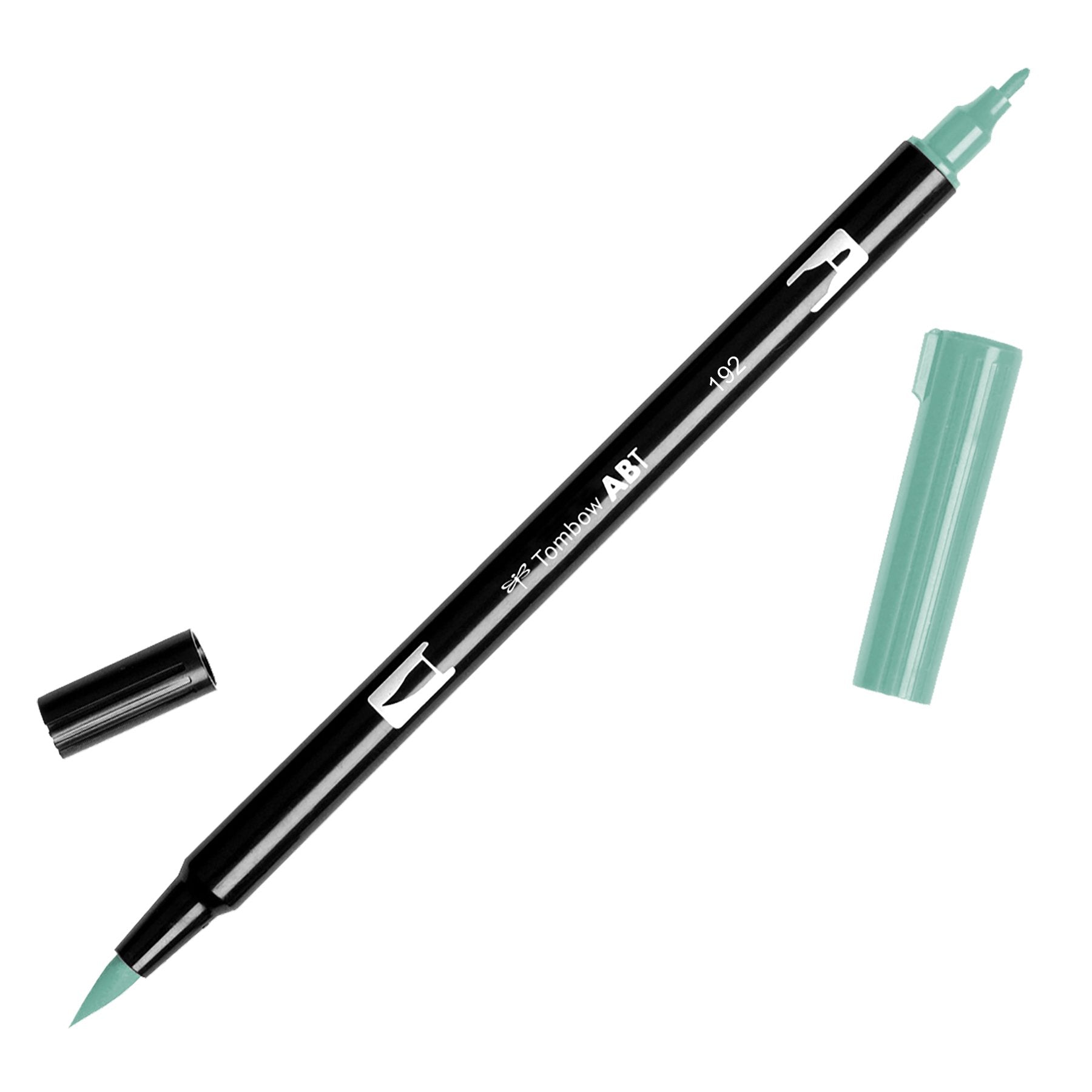 Tombow 56520 Dual Brush Pen Art Marker, 192 - Asparagus, 1-Pack. Blendable, Brush and Fine Tip Marker