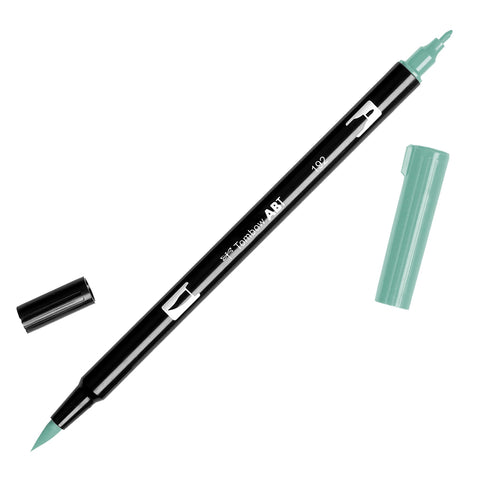 Tombow 56520 Dual Brush Pen Art Marker, 192 - Asparagus, 1-Pack. Blendable, Brush and Fine Tip Marker