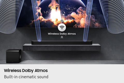 Samsung HW-Q990F/ZC 756-Watt 11.1.4 Channel Sound Bar with Wireless Subwoofer and Dolby Atmos Black