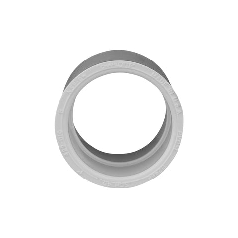Charlotte Pipe 1" Coupling Pipe Fitting - (Socket x Socket) Schedule 40 PVC Pressure Durable, Easy to Install, High Tensile and Sound Deadening for Home or Industrial Use (Single Unit)
