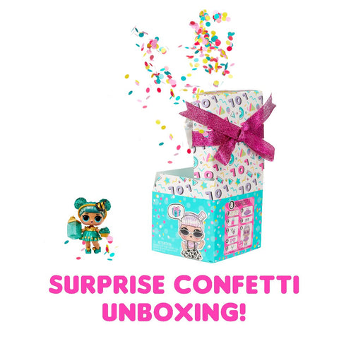 L.O.L. Surprise! Confetti Pop Birthday Doll with 8 Surprises - Great Gift for Girls Age 4+