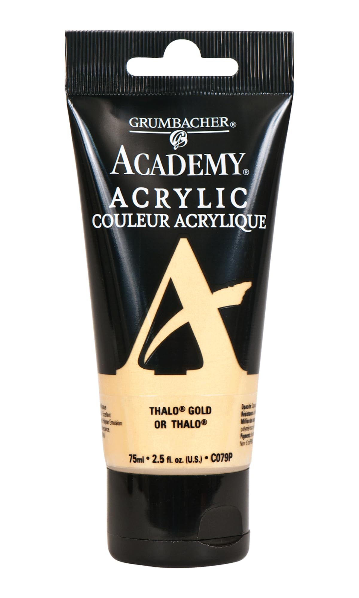 GRUMBACHER Academy Acrylic Paint Size: 254 oz, Thalo Gold (C079P)