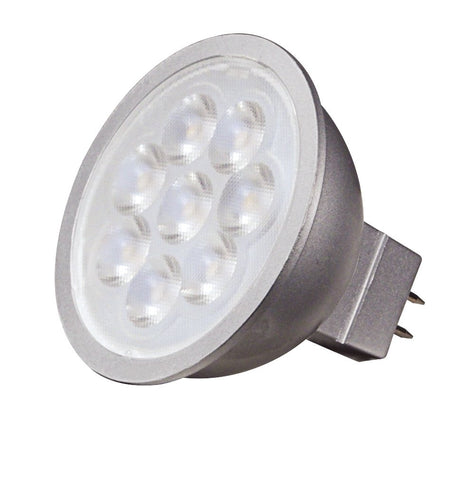 Satco S9493 GU 5.3 Bulb in Light Finish, 1.78 inches, 25-Degree Beam Spread, 4000K