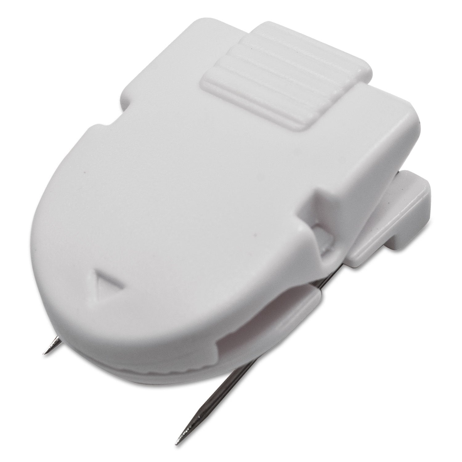 ADVANTUS Panel Wall Clip for Fabric Panels, Standard Size, 40-Sheet Capacity, Pack of 4, White (75300)