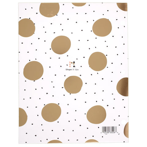 Mead Pocket Folder, 2-Pocket, 12" x 9-3/8", Shape It Up, Design Selected Selected For You, 1 Count (33226)