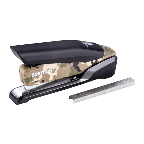 Bostitch Office Metal Spring Powered Stapler, One Finger, Supports Wounded Warrior Project, Camouflage (INP28-WW)
