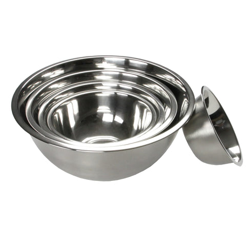 Chef Craft Brushed Mixing Bowl, 8-Quart, Stainless Steel