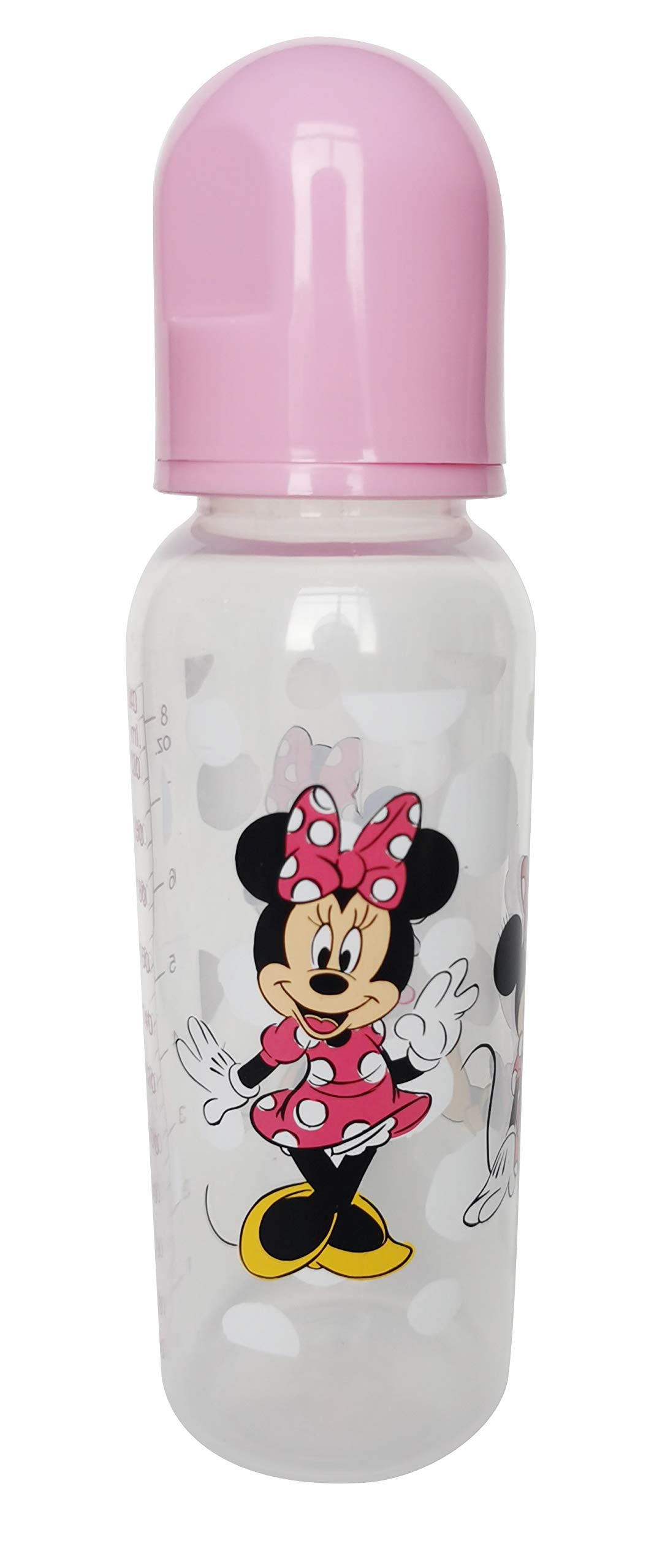 Cudlie Disney Baby Girl Minnie Mouse 9 oz Pack of 3 Baby Bottles, Oh Minnie