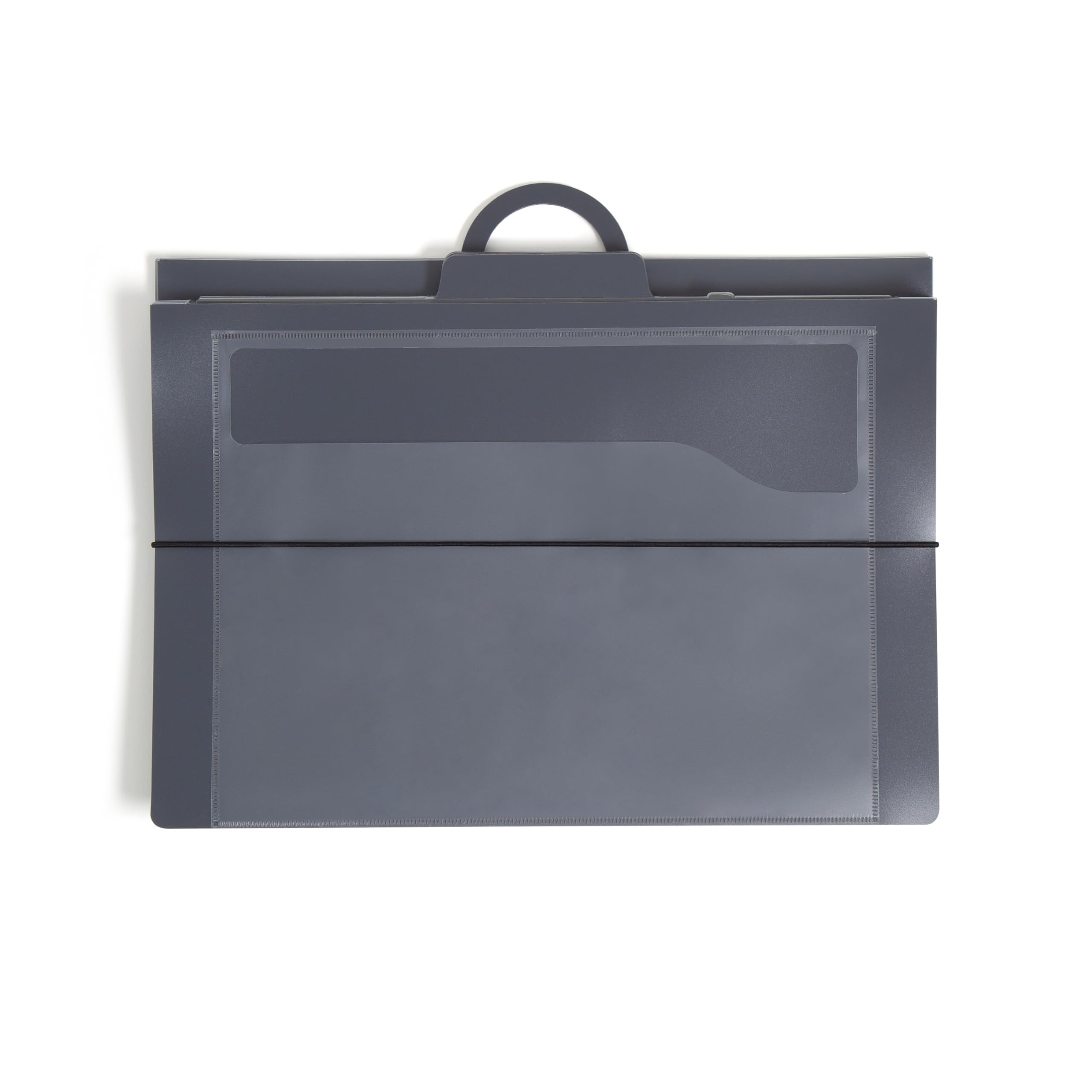 SMEAD Cascading Wall Organizer, 6 Pockets, Letter Size, Gray/Neutral Pockets (92061)
