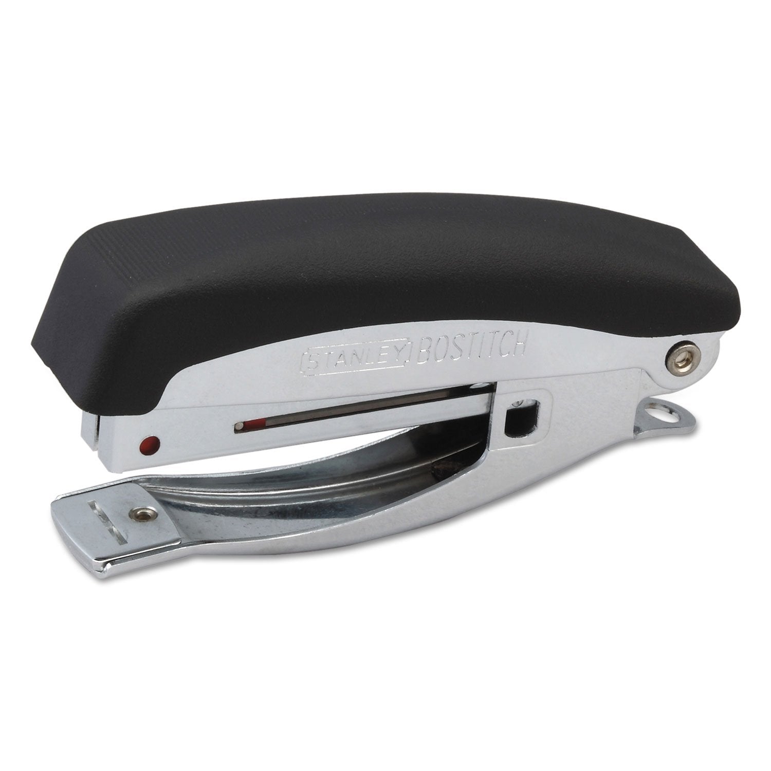 Bostitch Office Deluxe 20 Sheet Hand-Held Stapler with Anchor Hole, Chrome/Black (42100)