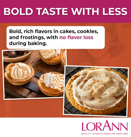Lorann Oils Pumpkin Spice Bakery Emulsion: Genuine Pumpkin Spice Blend, Perfect for Boosting Fall Flavors in Cakes, Cookies & Desserts, Gluten-Free, Keto-Friendly, Pumpkin Spice Flavoring Essential