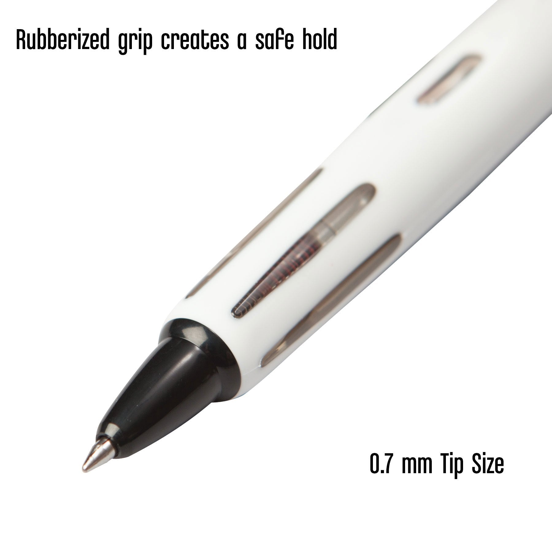 Tombow 56068 AirPress Ballpoint Pen, White, 1-Pack. Pressurized Pen Easily Writes Overhead and on Wet Paper
