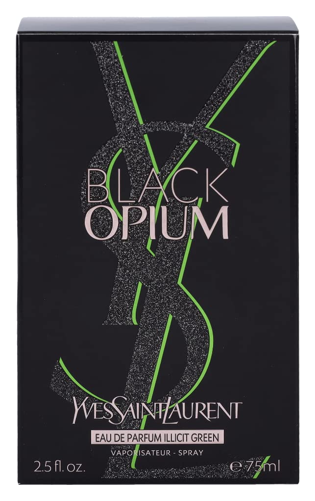 Black Opium Illicit Green By Yves Saint Laurent Eau De Parfum Spray 2.5 Oz