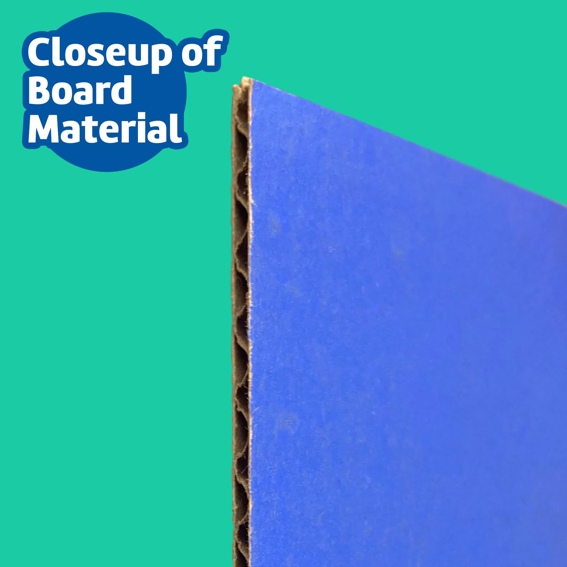 Flipside Products Blue Project Display Board 36X48 in