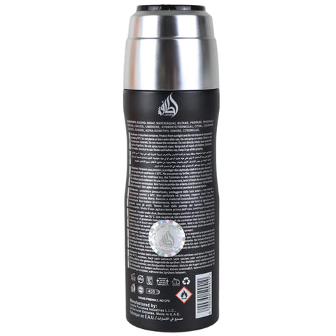 Lattafa Fakhar for Men - Fresh, Marine, Woody, Earthy - Perfumed Deodorant Spray, 6.67 Ounce / 200 ml