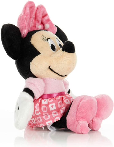 Disney Baby Mickey and Minnie Mouse Stuffed Animal Plush Toy Mini Jingler, 6.5 inches 2 Set