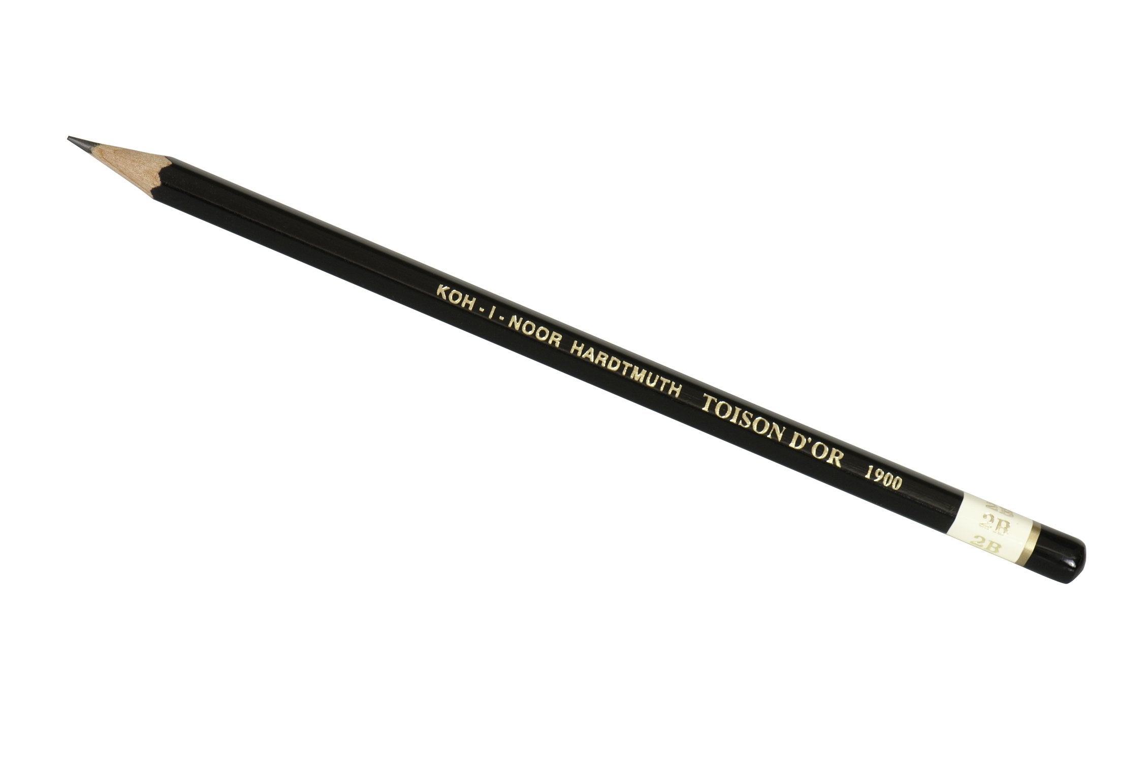 Koh-I-Noor Toison d'Or Graphite Pencil, 2B Degree, 2 Pack (FA1900.2BBC) , Black