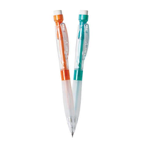 BIC® Velocity Max Mechanical Pencils, Thick Point, 0.9 mm, #2 HB Lead, Assorted Barrel Colors, Pack Of 2