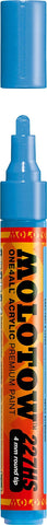 Molotow ONE4ALL Acrylic Paint Marker, 4mm, Shock Blue Middle, 1 Each (227.205)