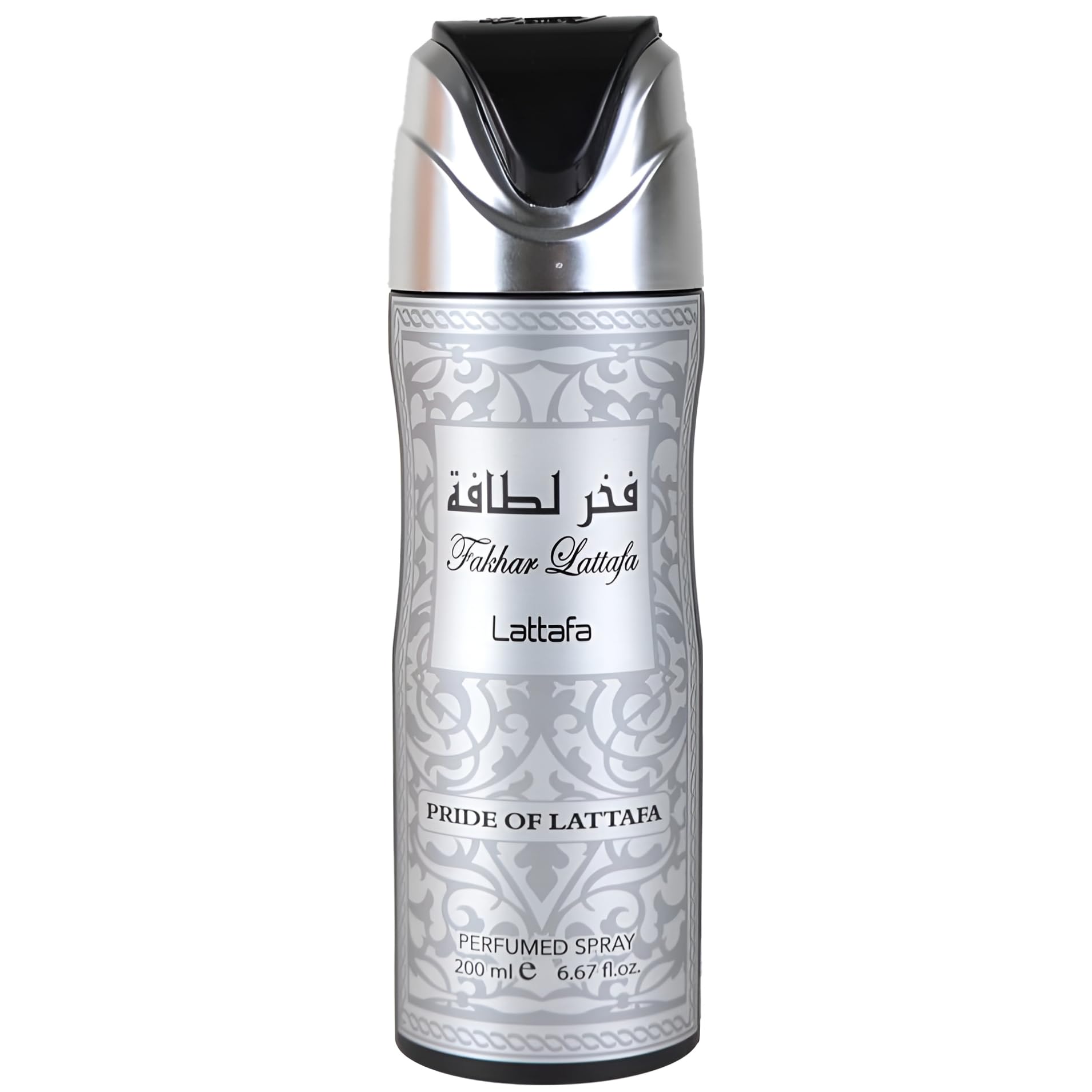 Lattafa Fakhar for Men - Fresh, Marine, Woody, Earthy - Perfumed Deodorant Spray, 6.67 Ounce / 200 ml
