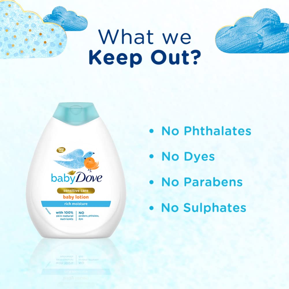 Baby Dove Rich Moisture Nourishing Baby Lotion, 400ml