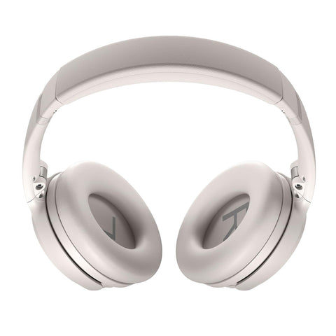 Bose QuietComfort Headphones - Wireless Bluetooth Headphones, Active Over Ear Noise Cancelling and Mic, USB-C Charging, Deep Bass, Up to 24 Hours of Playtime, White Smoke